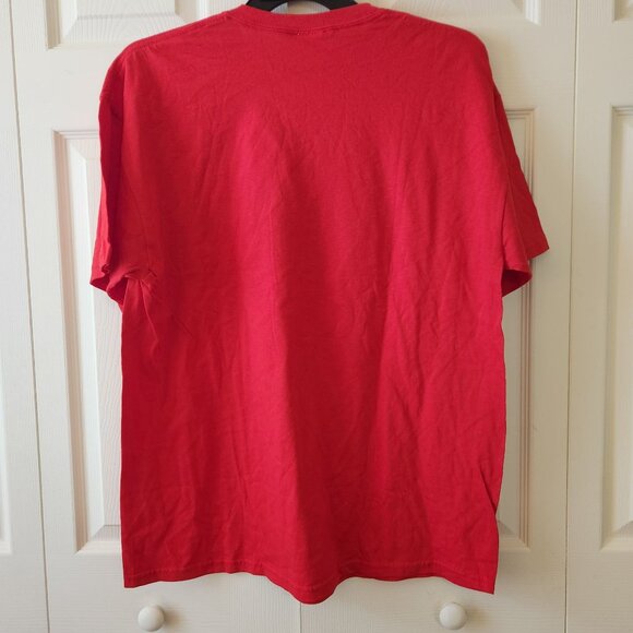 University Of Georgia Red Graphic T-Shirt BMOC X-Large 100% Cotton Mens College - Picture 5 of 6